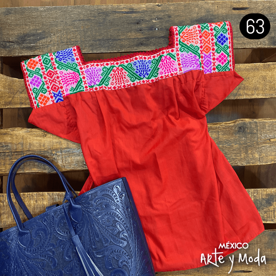 Blusa Pepenado - MÉXICO ARTE Y MODA - Blusa Bordada