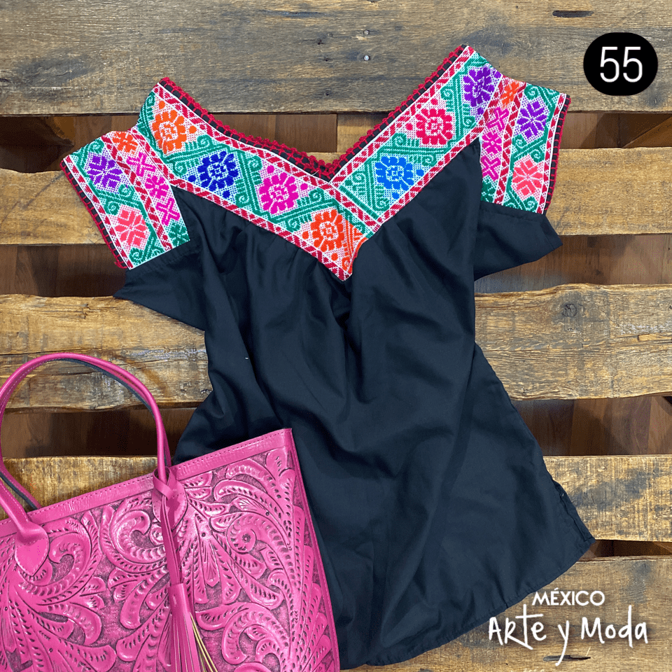 Blusa Pepenado - MÉXICO ARTE Y MODA - Blusa Bordada