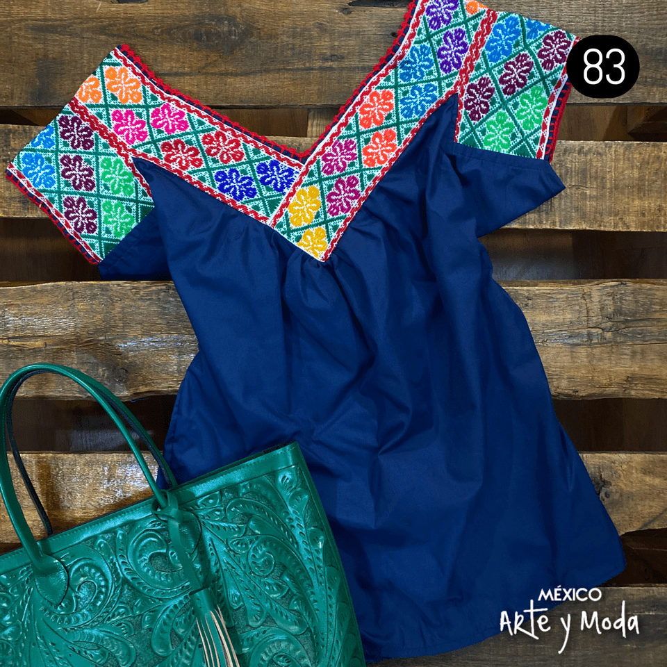Blusa Pepenado - MÉXICO ARTE Y MODA - Blusa Bordada