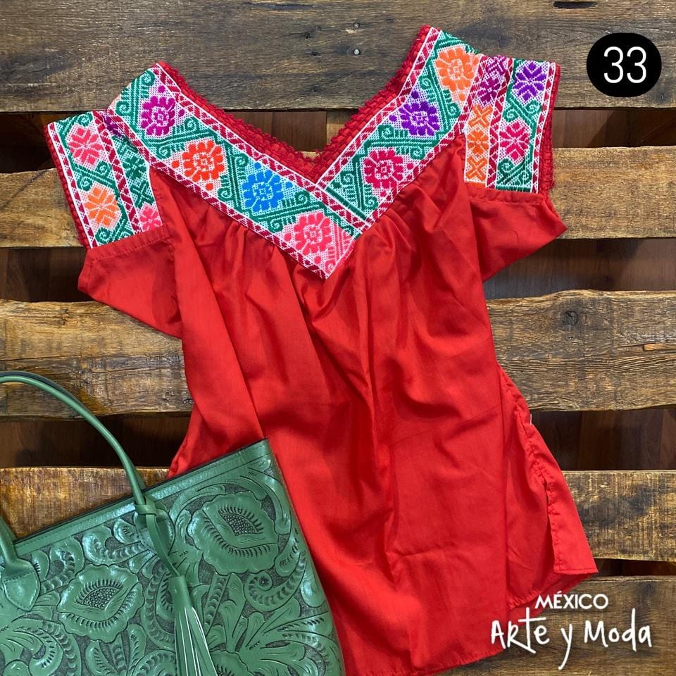 Blusa Pepenado - MÉXICO ARTE Y MODA - Blusa Bordada