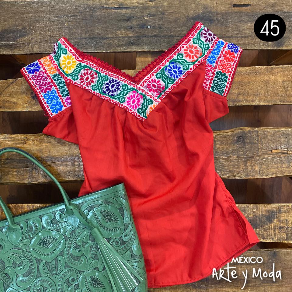 Blusa Pepenado - MÉXICO ARTE Y MODA - Blusa Bordada