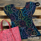 Blusa Pespunte - MÉXICO ARTE Y MODA - Blusa Bordada