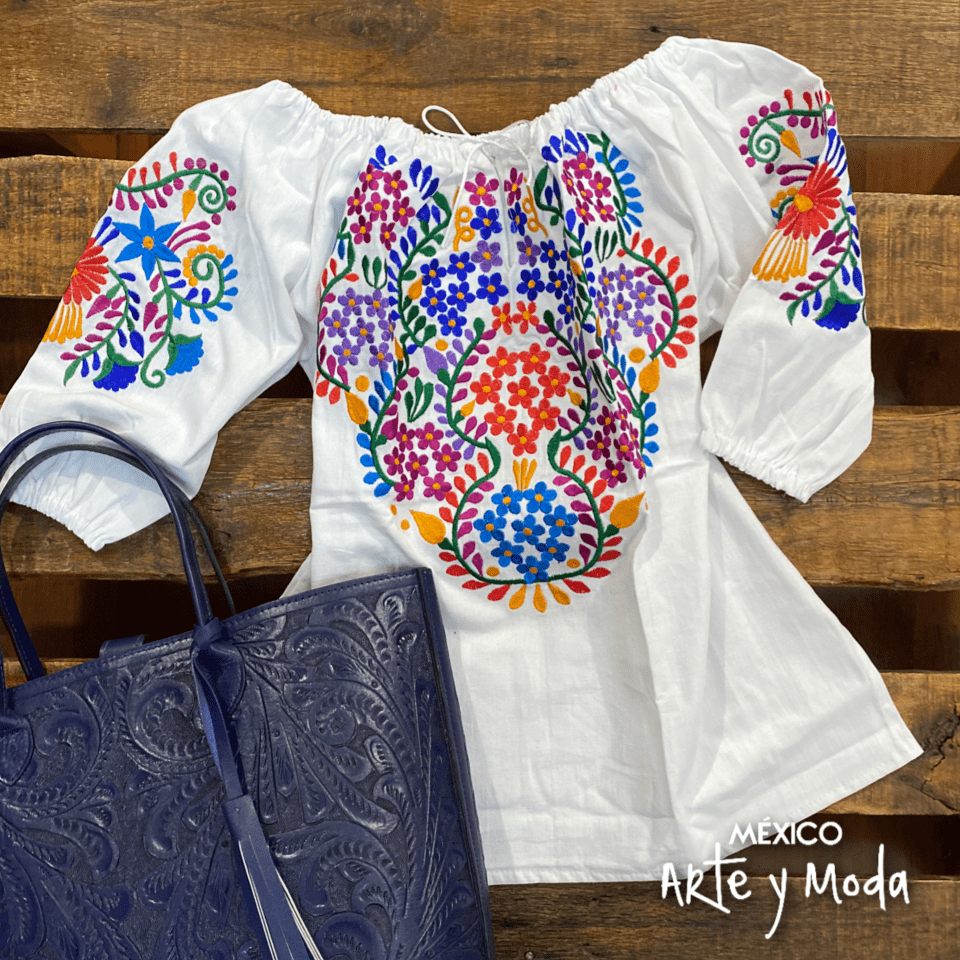Blusa Poblana - MÉXICO ARTE Y MODA - Blusa Bordada