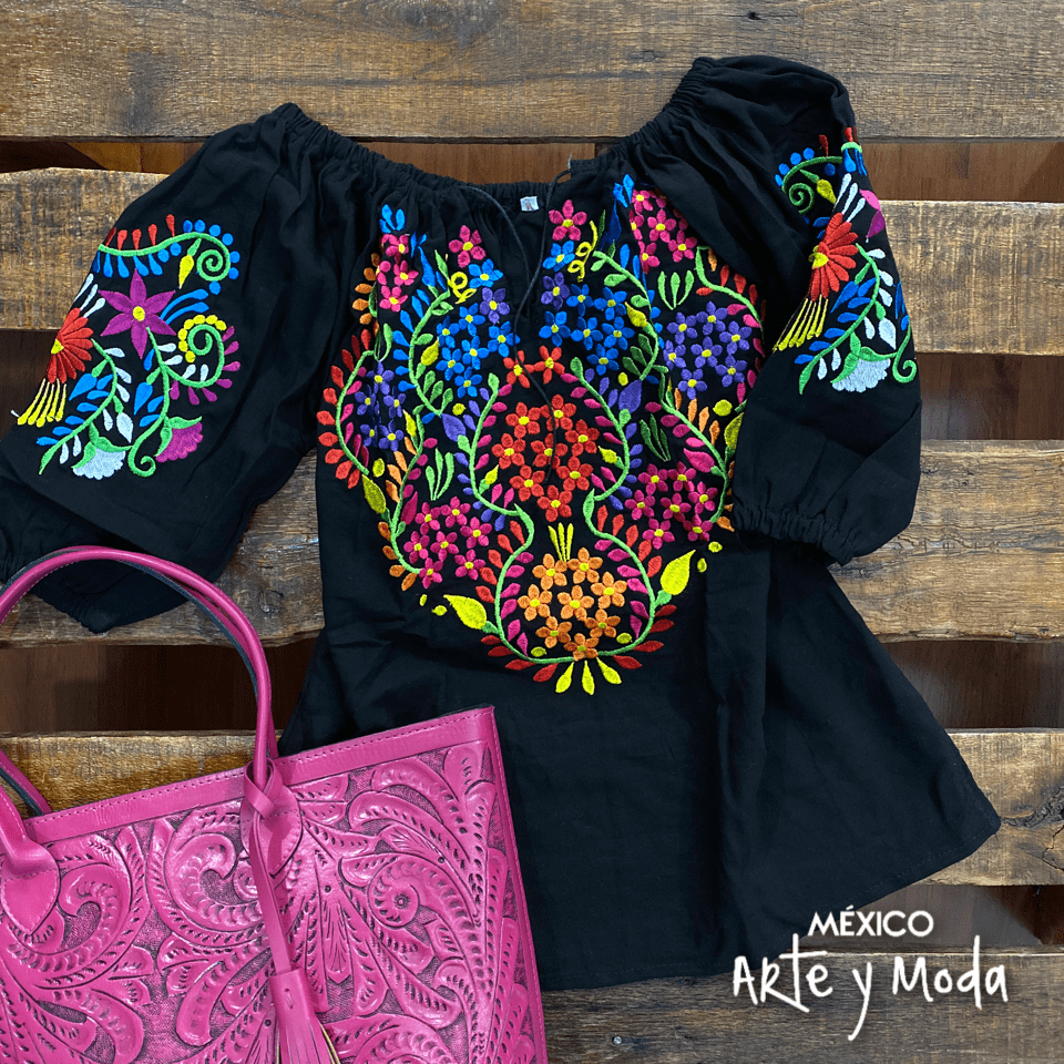 Blusa Poblana - MÉXICO ARTE Y MODA - Blusa Bordada