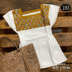 Blusa Rombos - MÉXICO ARTE Y MODA - Blusa Bordada