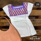 Blusa Rombos - MÉXICO ARTE Y MODA - Blusa Bordada