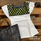 Blusa Rombos - MÉXICO ARTE Y MODA - Blusa Bordada