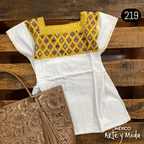 Blusa Rombos - MÉXICO ARTE Y MODA - Blusa Bordada