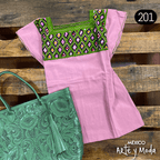 Blusa Rombos - MÉXICO ARTE Y MODA - Blusa Bordada