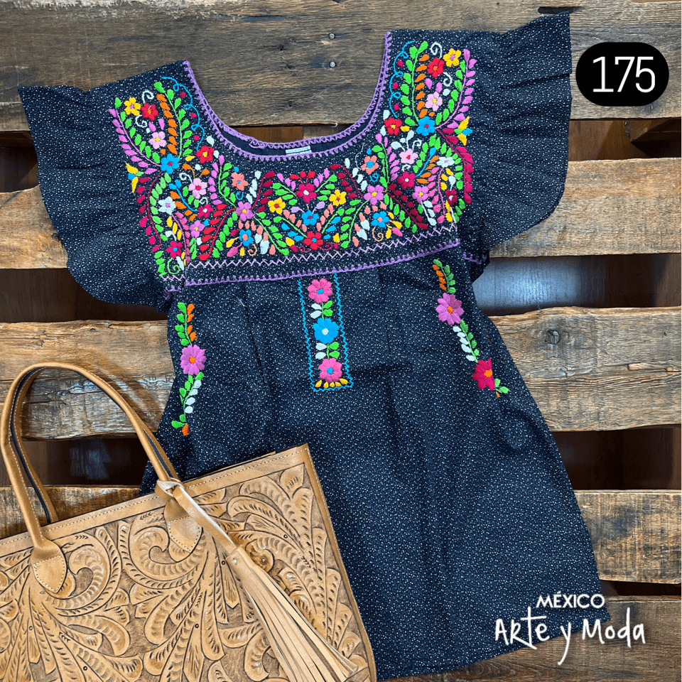 Blusa Tehuacan Moderna - MÉXICO ARTE Y MODA - Blusa Bordada