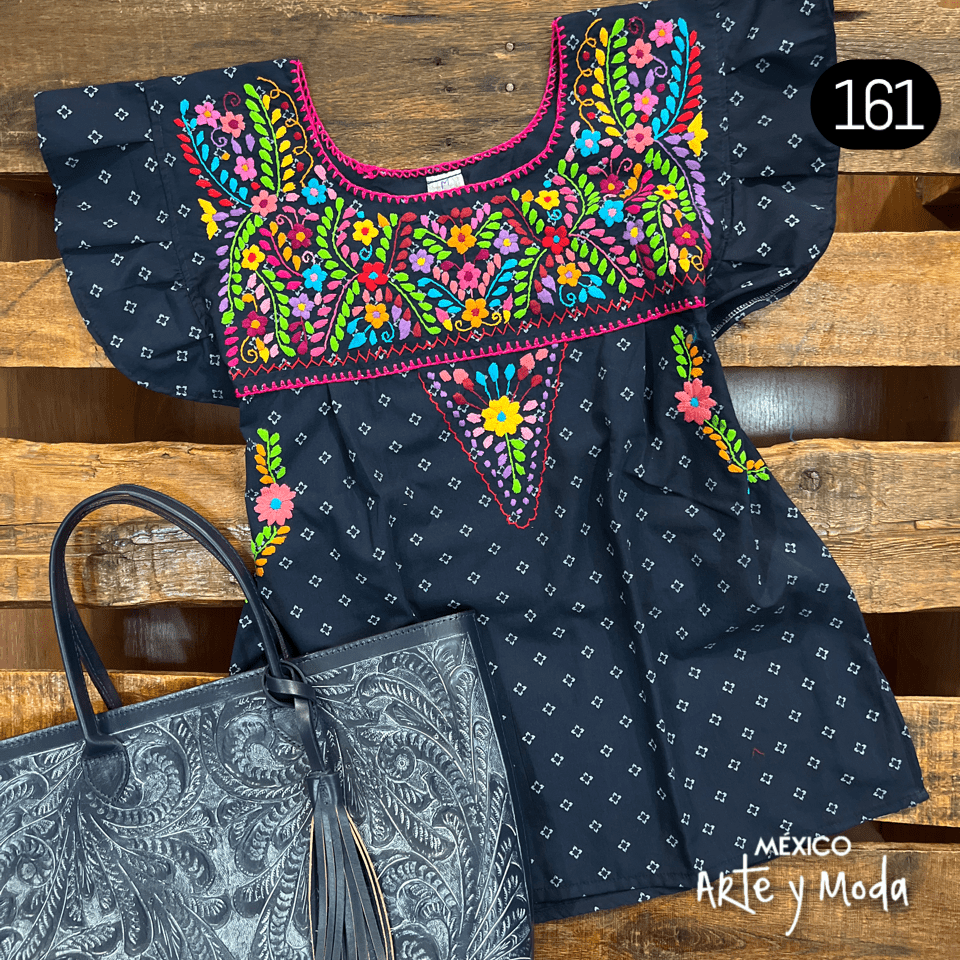 Blusa Tehuacan Moderna - MÉXICO ARTE Y MODA - Blusa Bordada