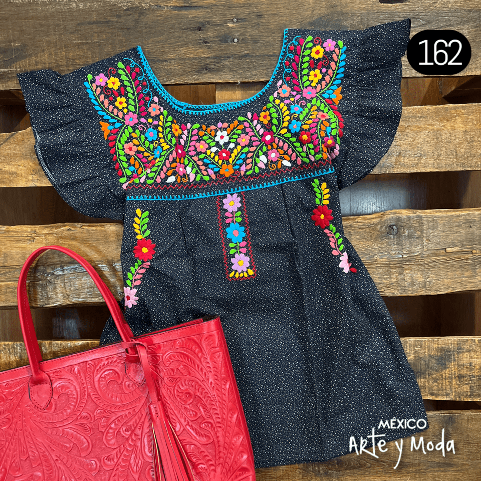 Blusa Tehuacan Moderna - MÉXICO ARTE Y MODA - Blusa Bordada