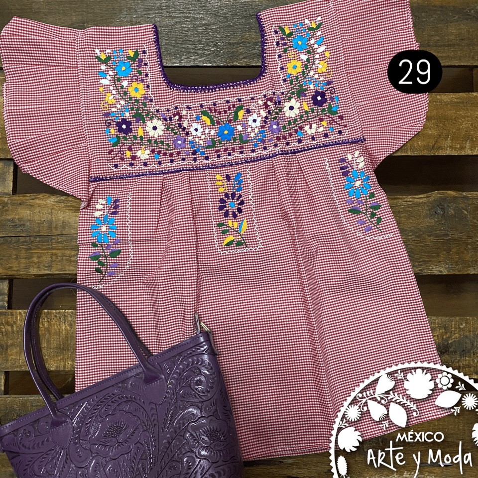 Blusa Tehuacan Moderna - MÉXICO ARTE Y MODA - Blusa Bordada