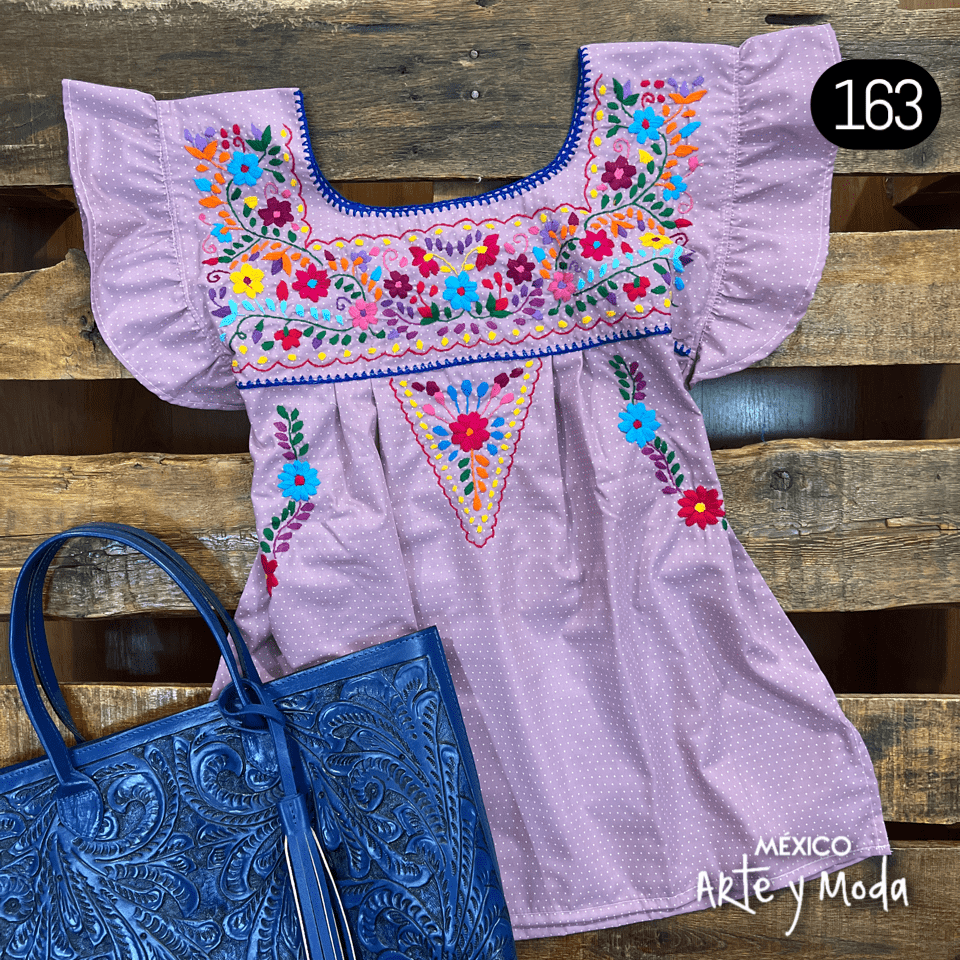 Blusa Tehuacan Moderna - MÉXICO ARTE Y MODA - Blusa Bordada