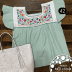 Blusa Tehuacan Moderna - MÉXICO ARTE Y MODA - Blusa Bordada