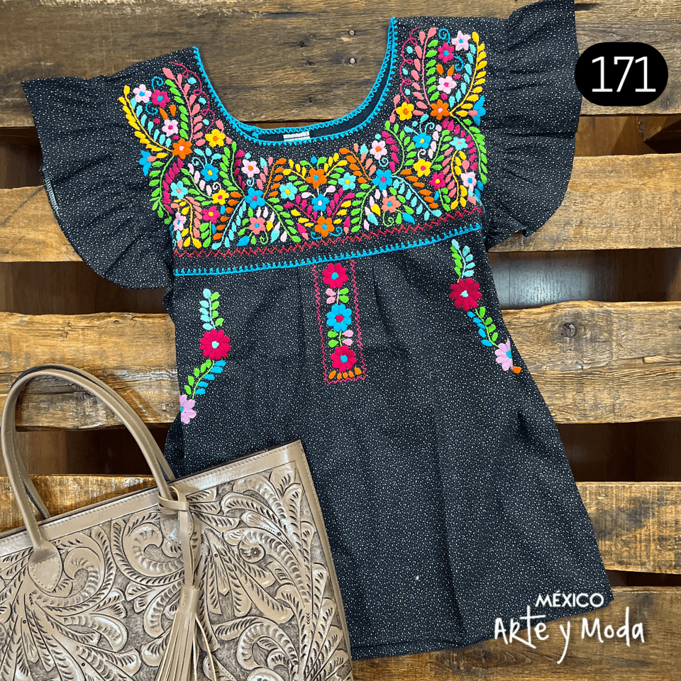 Blusa Tehuacan Moderna - MÉXICO ARTE Y MODA - Blusa Bordada