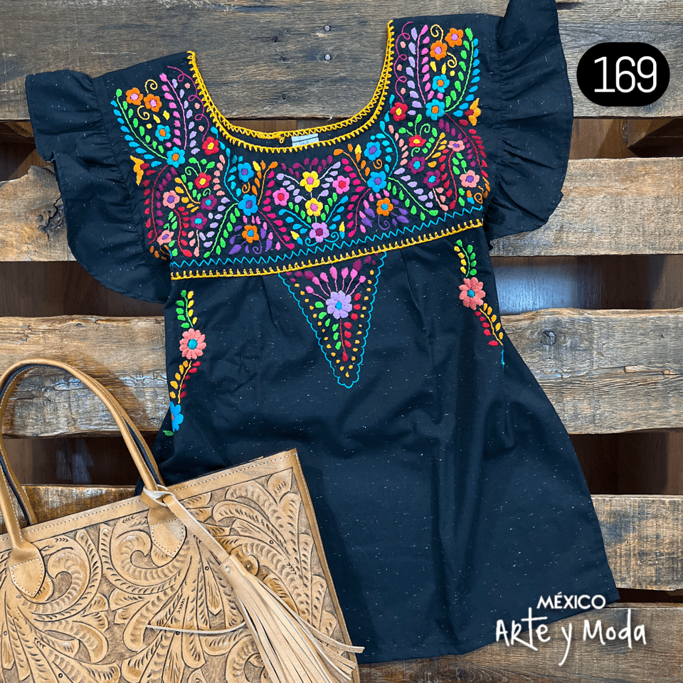Blusa Tehuacan Moderna - MÉXICO ARTE Y MODA - Blusa Bordada