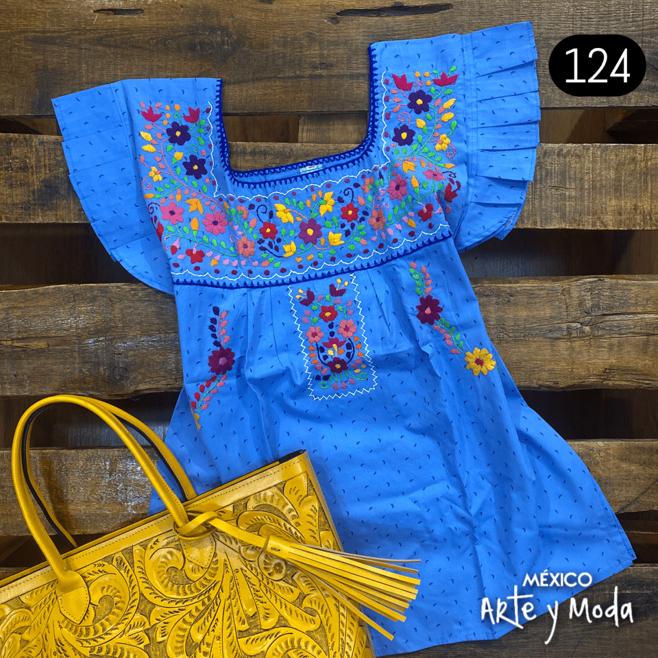 Blusa Tehuacan Moderna - MÉXICO ARTE Y MODA - Blusa Bordada