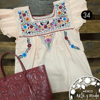 Blusa Tehuacan Moderna - MÉXICO ARTE Y MODA - Blusa Bordada