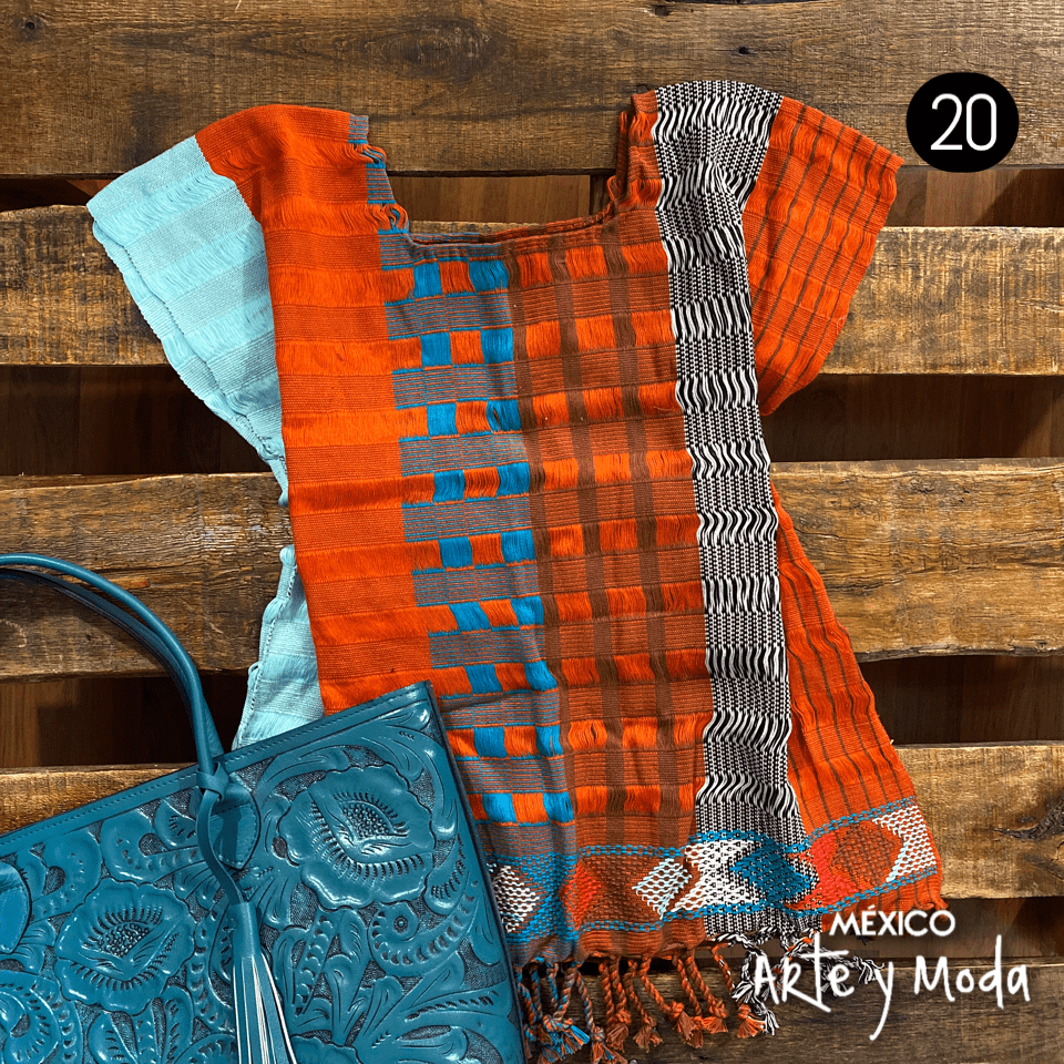 Blusa Telar Deshilado - MÉXICO ARTE Y MODA - Blusa Bordada