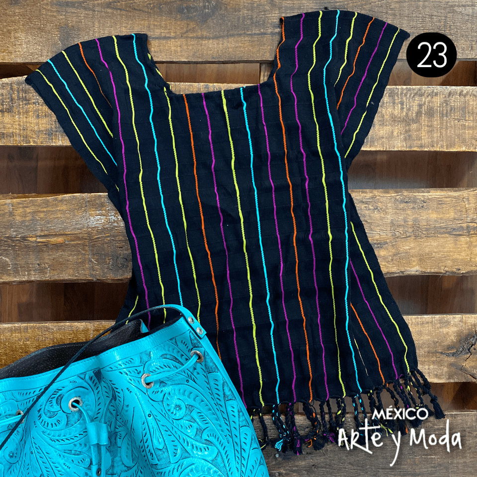 Blusa Telar Deshilado - MÉXICO ARTE Y MODA - Blusa Bordada