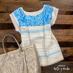 Blusa Telar Paloma - MÉXICO ARTE Y MODA - Blusa Bordada