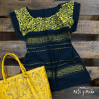 Blusa Telar Paloma - MÉXICO ARTE Y MODA - Blusa Bordada