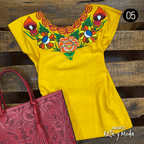 Blusa Zinac Fiesta - MÉXICO ARTE Y MODA - Blusa Bordada