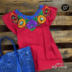 Blusa Zinac Fiesta - MÉXICO ARTE Y MODA - Blusa Bordada