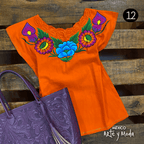 Blusa Zinac Fiesta - MÉXICO ARTE Y MODA - Blusa Bordada