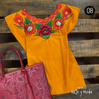 Blusa Zinac Fiesta - MÉXICO ARTE Y MODA - Blusa Bordada