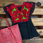 Blusa Zinac Tradicional - MÉXICO ARTE Y MODA - Blusa Bordada