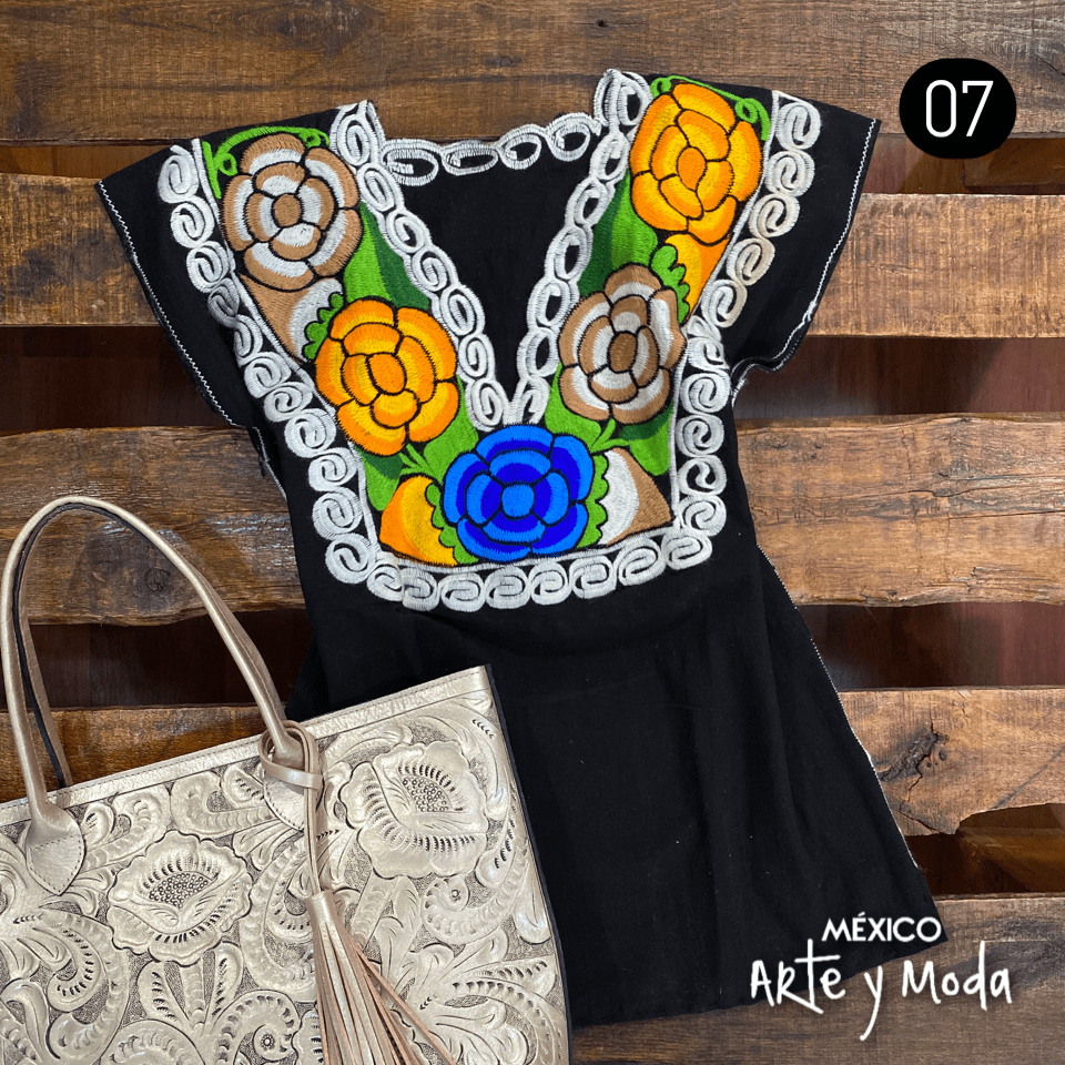 Blusa Zinac Tradicional - MÉXICO ARTE Y MODA - Blusa Bordada