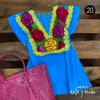 Blusa Zinac Tradicional - MÉXICO ARTE Y MODA - Blusa Bordada