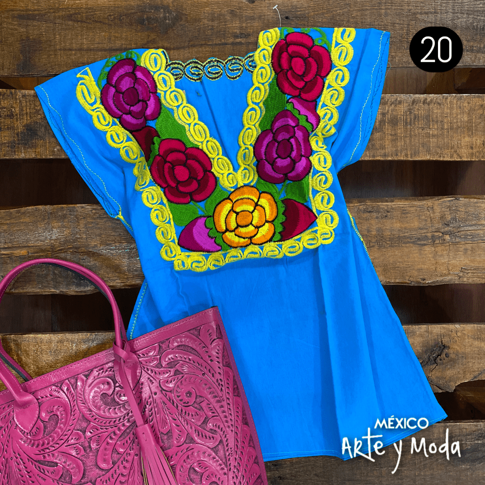 Blusa Zinac Tradicional - MÉXICO ARTE Y MODA - Blusa Bordada