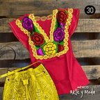 Blusa Zinac Tradicional - MÉXICO ARTE Y MODA - Blusa Bordada
