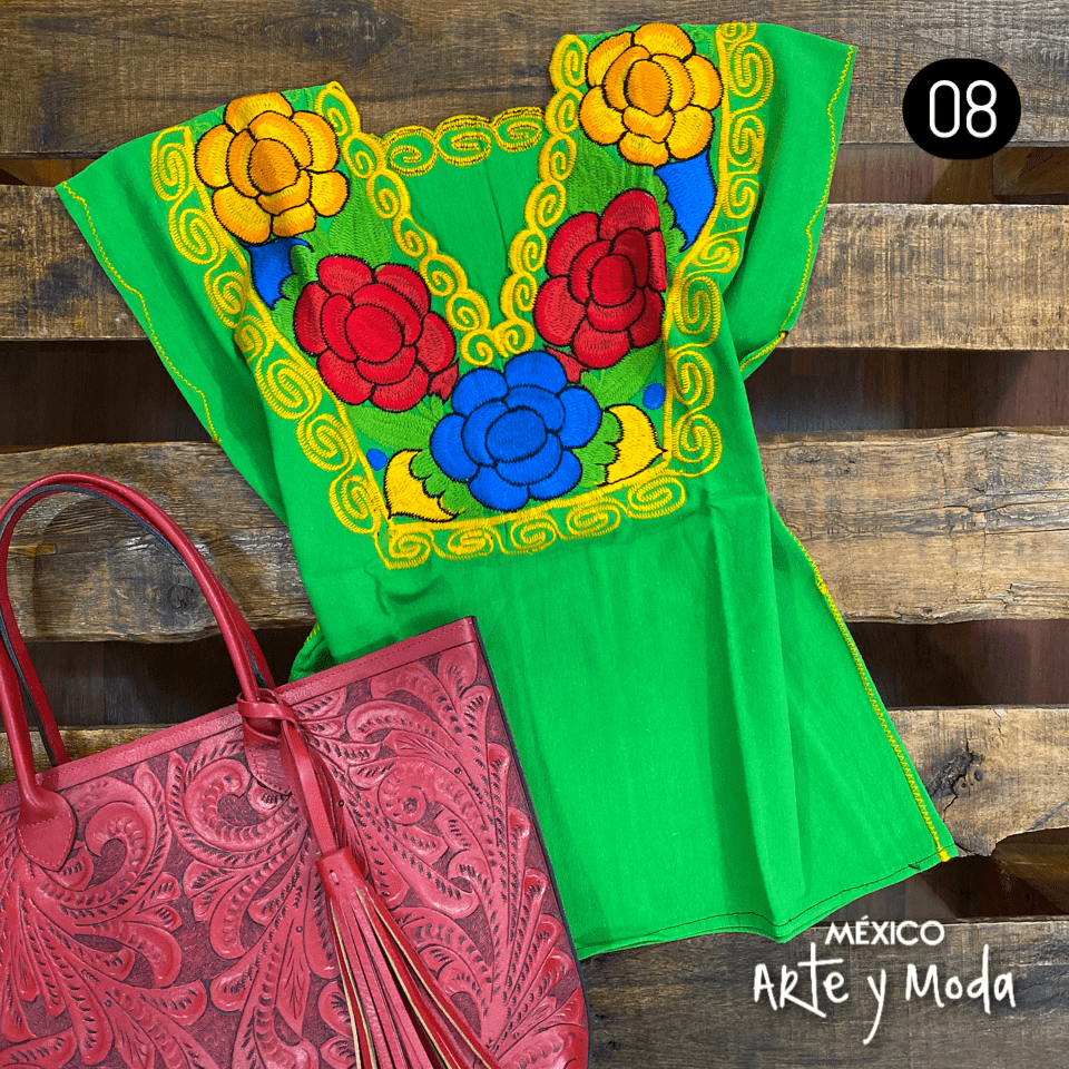 Blusa Zinac Tradicional - MÉXICO ARTE Y MODA - Blusa Bordada