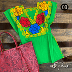 Blusa Zinac Tradicional - MÉXICO ARTE Y MODA - Blusa Bordada