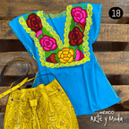 Blusa Zinac Tradicional - MÉXICO ARTE Y MODA - Blusa Bordada