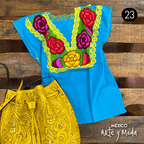 Blusa Zinac Tradicional - MÉXICO ARTE Y MODA - Blusa Bordada