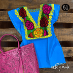 Blusa Zinac Tradicional - MÉXICO ARTE Y MODA - Blusa Bordada