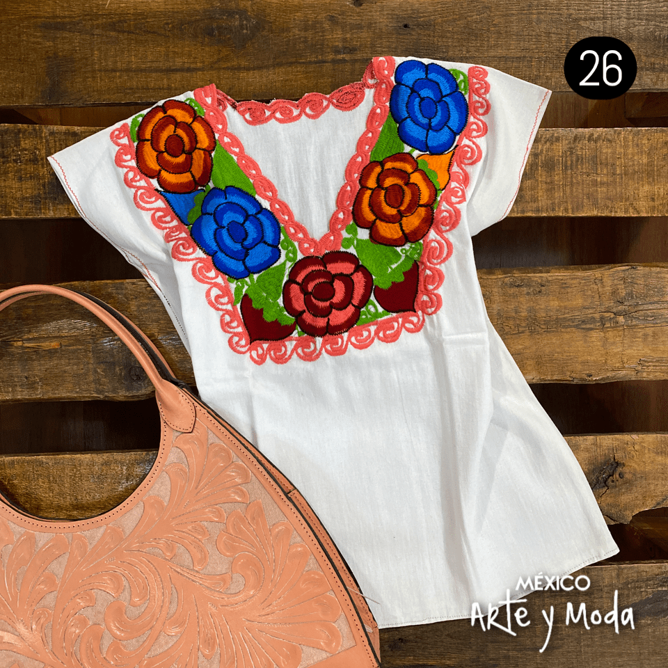 Blusa Zinac Tradicional - MÉXICO ARTE Y MODA - Blusa Bordada