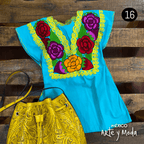 Blusa Zinac Tradicional - MÉXICO ARTE Y MODA - Blusa Bordada