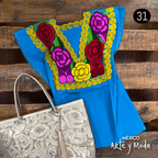 Blusa Zinac Tradicional - MÉXICO ARTE Y MODA - Blusa Bordada