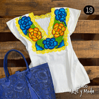 Blusa Zinac Tradicional - MÉXICO ARTE Y MODA - Blusa Bordada