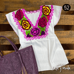 Blusa Zinac Tradicional - MÉXICO ARTE Y MODA - Blusa Bordada
