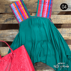 Bluson Asimetrico Nudos - MÉXICO ARTE Y MODA - Blusón Artesanal