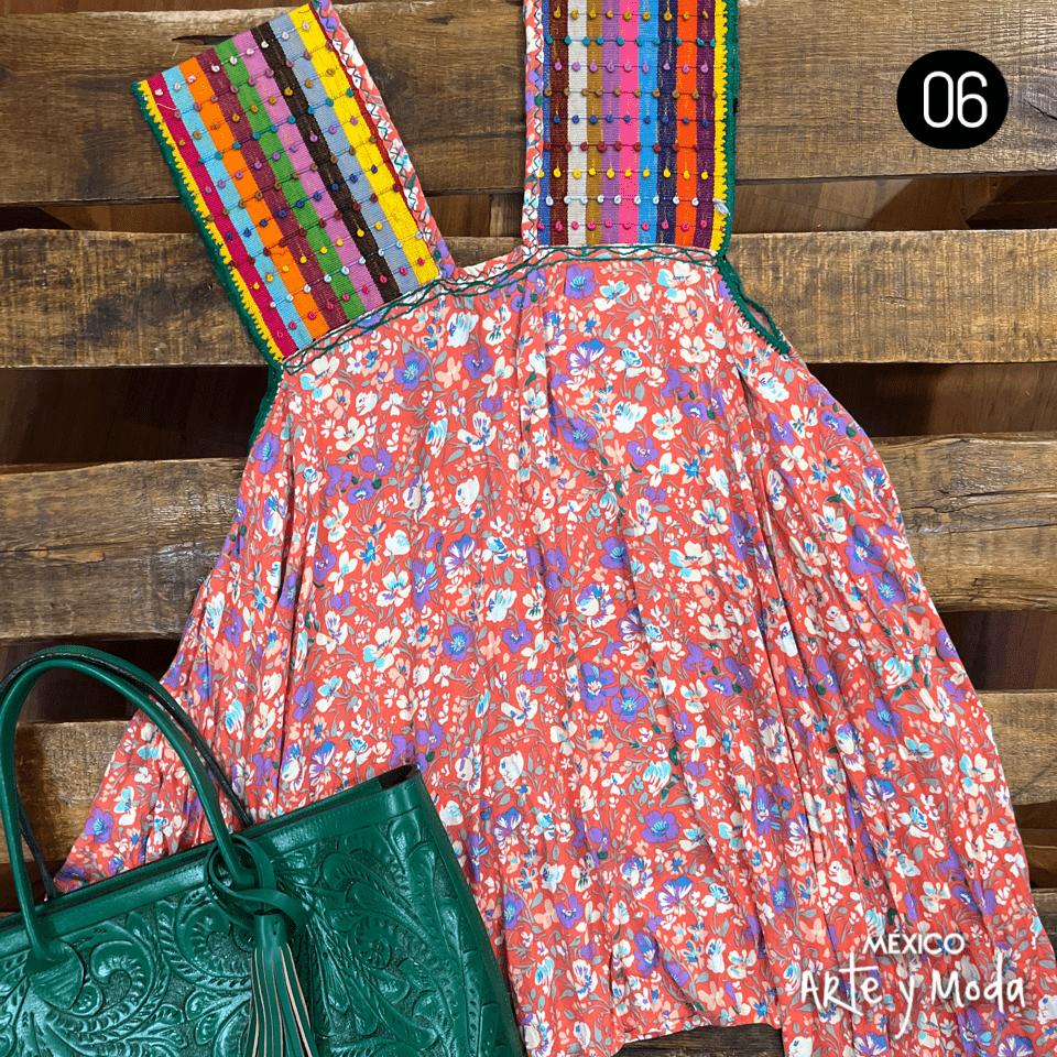 Bluson Asimetrico Nudos - MÉXICO ARTE Y MODA - Blusón Artesanal