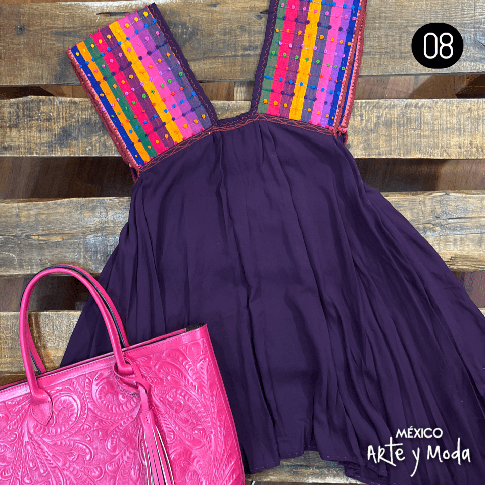 Bluson Asimetrico Nudos - MÉXICO ARTE Y MODA - Blusón Artesanal