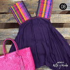 Bluson Asimetrico Nudos - MÉXICO ARTE Y MODA - Blusón Artesanal